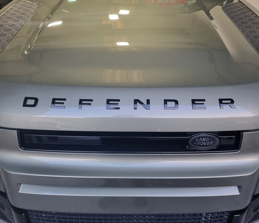 Land Rover Defender Bonnet Lettering