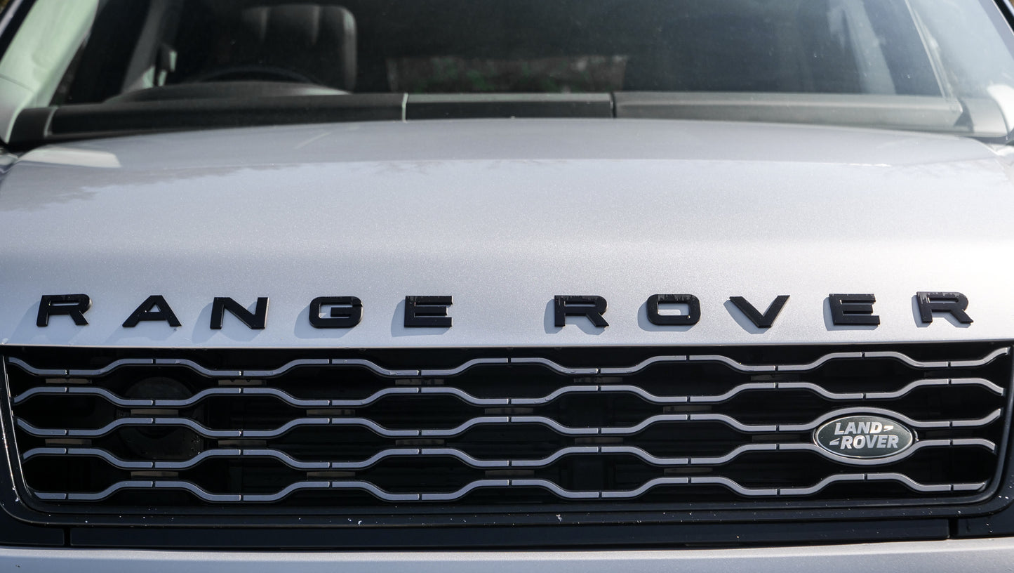Range Rover Gloss Black Lettering / Badges