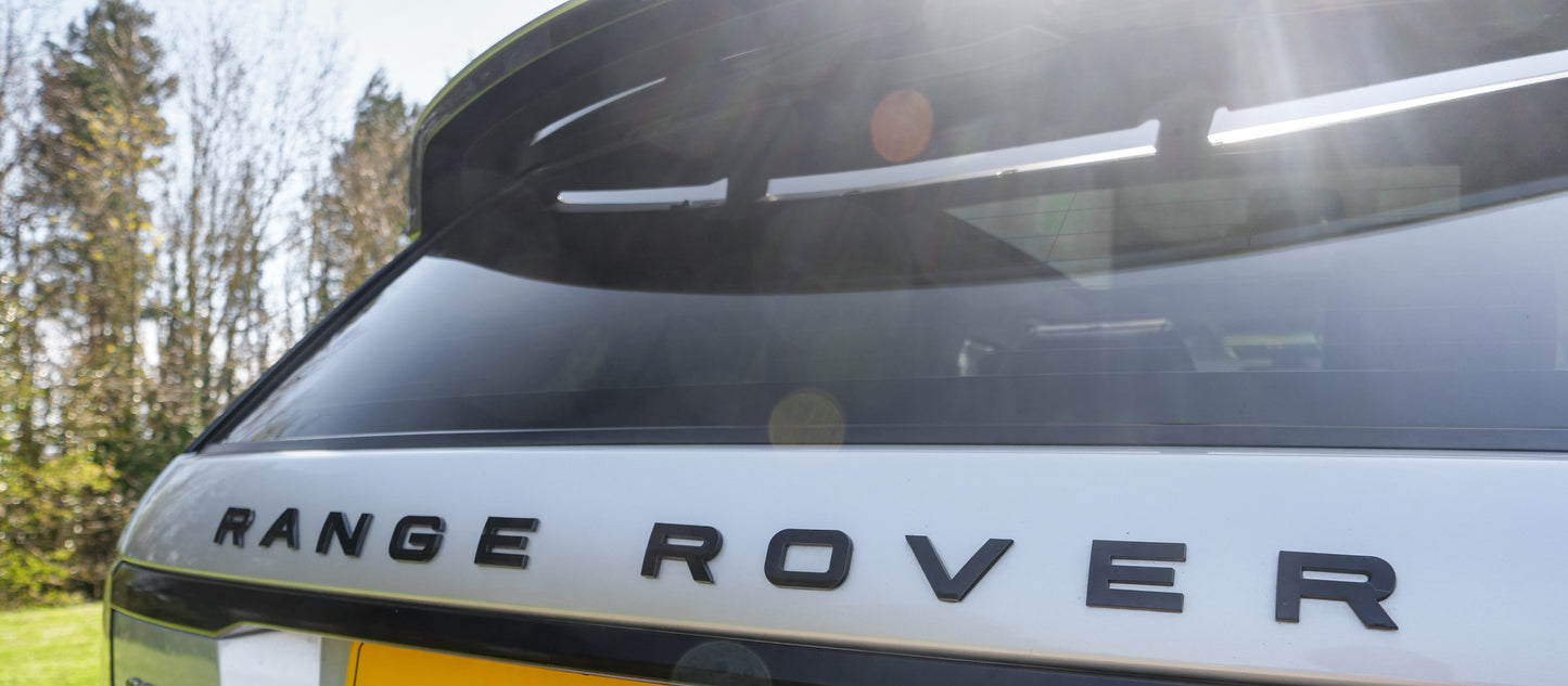 Range Rover Gloss Black Lettering / Badges